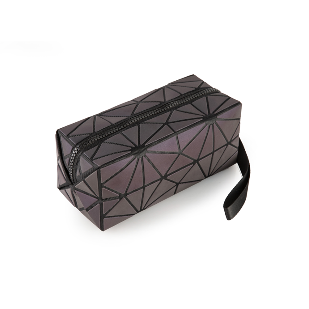 Pryzm 'Holographic & Reflective' Makeup Bag And Pencil Case - Medium Bag